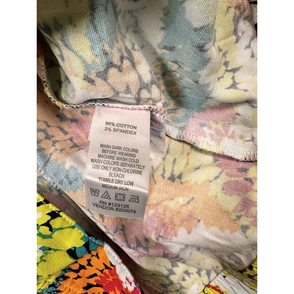 Metro Blues Jacket Multicolored Floral Button Up Blazer Jacket Women Size 10T - Picture 4 of 8